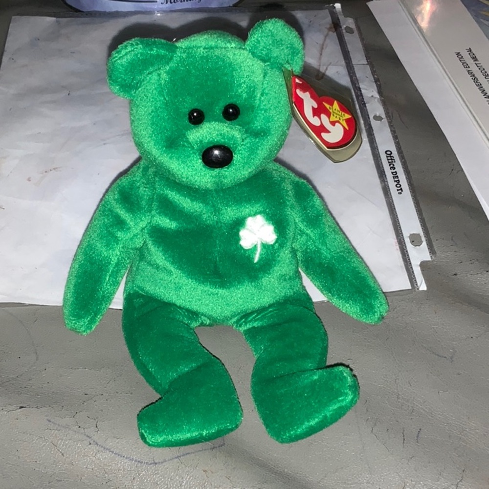 Ty Beanie Babies Erin 1997 with ERRORS ultra rare